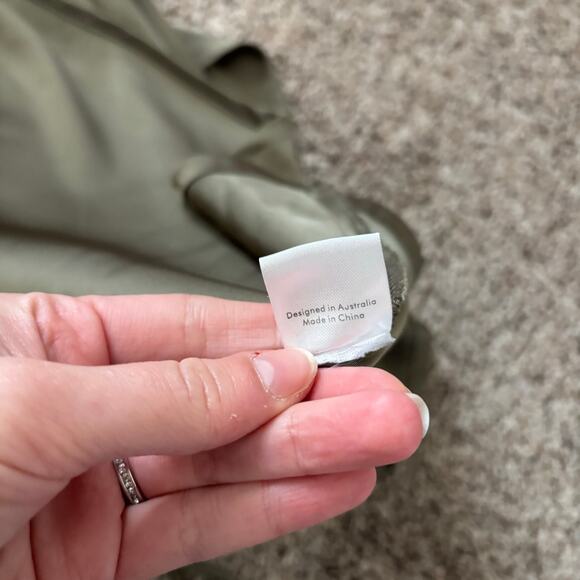 Showpo Women’s Olive Midi Slip Dress Sz 6 Wedding Guest Formal Cocktail - Picture 11 of 12